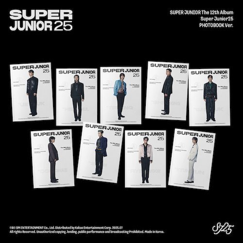【幸運卡】SUPER JUNIOR - 第12張正規專輯 [Super Junior25] (PHOTOBOOK Ver.) (RANDOM)