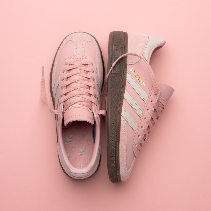 Adidas Originals Handball Spezial 櫻花粉 米白 麂皮 德訓鞋 JI2646