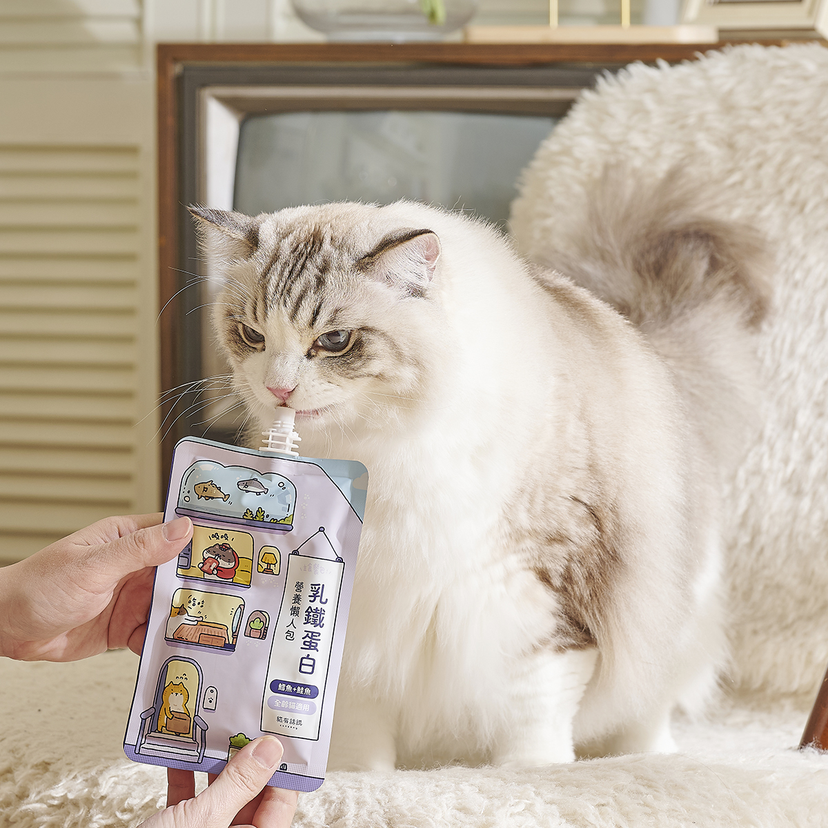 貓有話說｜乳鐵蛋白主食餐包  貓咪主食餐包