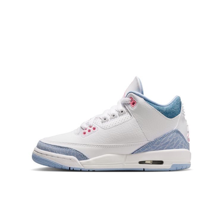 Nike Air Jordan 3 Retro Blanc 藍白粉 GS HQ0784-101