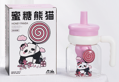 蜜糖熊猫-葫芦漏粉杯