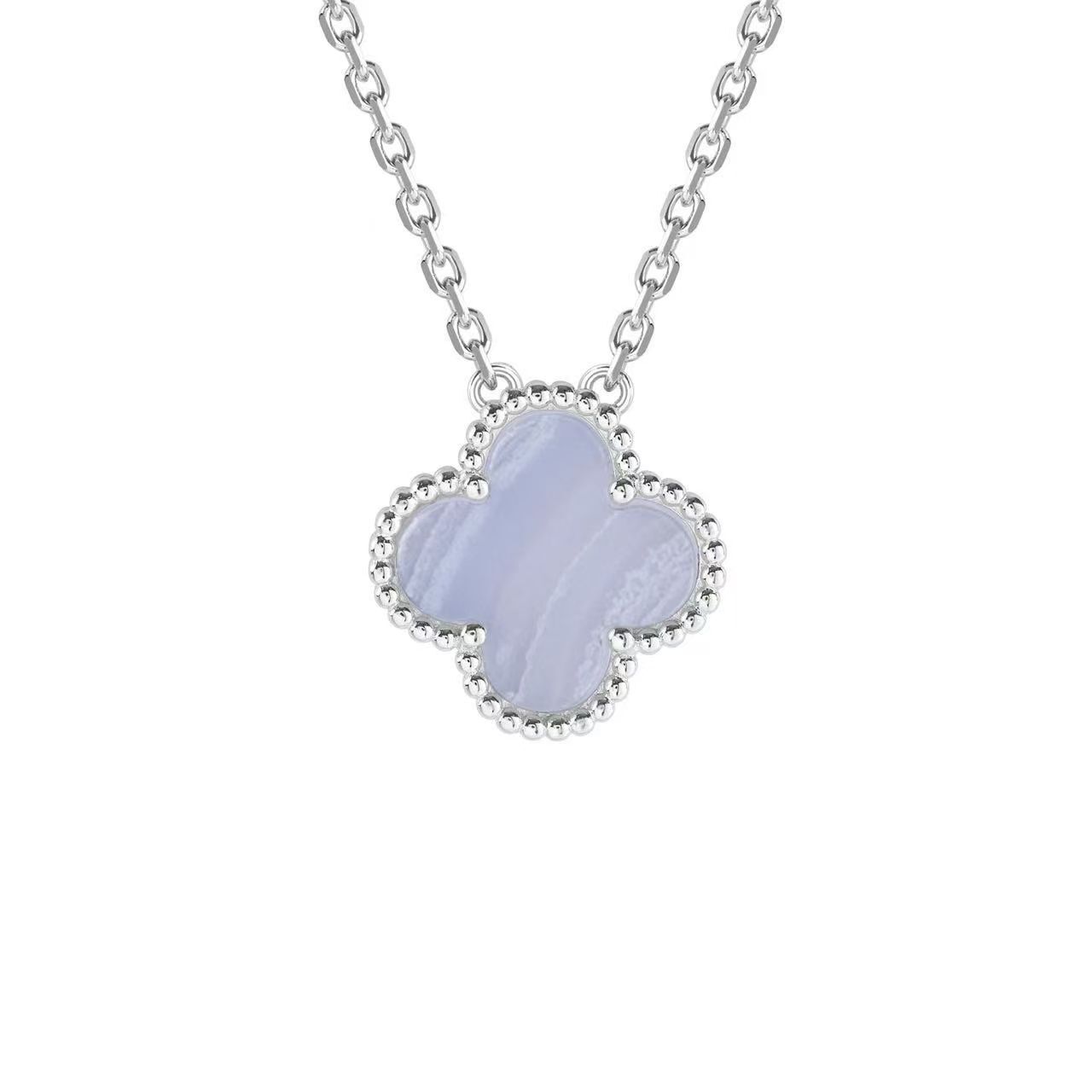 【直播】LL070802 純銀莫桑鑽項鏈