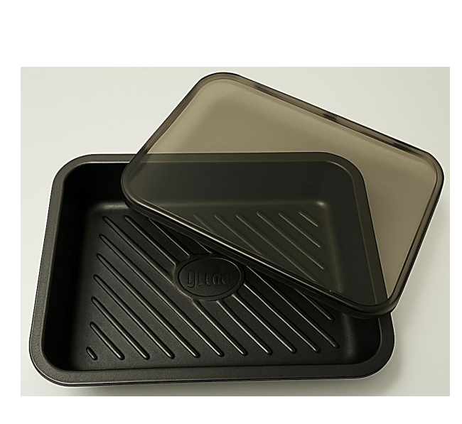 A107 石墨烯不鏽鋼有蓋食品儲存容器(M) 30 * 21 * 5 CM (1 PCS)