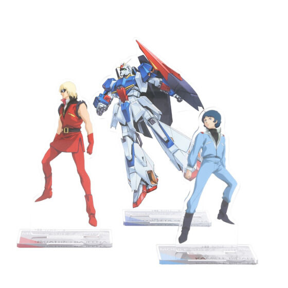 240727 Pbandai 預訂 2026/1月 機動戦士Zガンダム 40周年キービジュアル アクリルスタンド（スタンダードサイズ）（全3種）細size