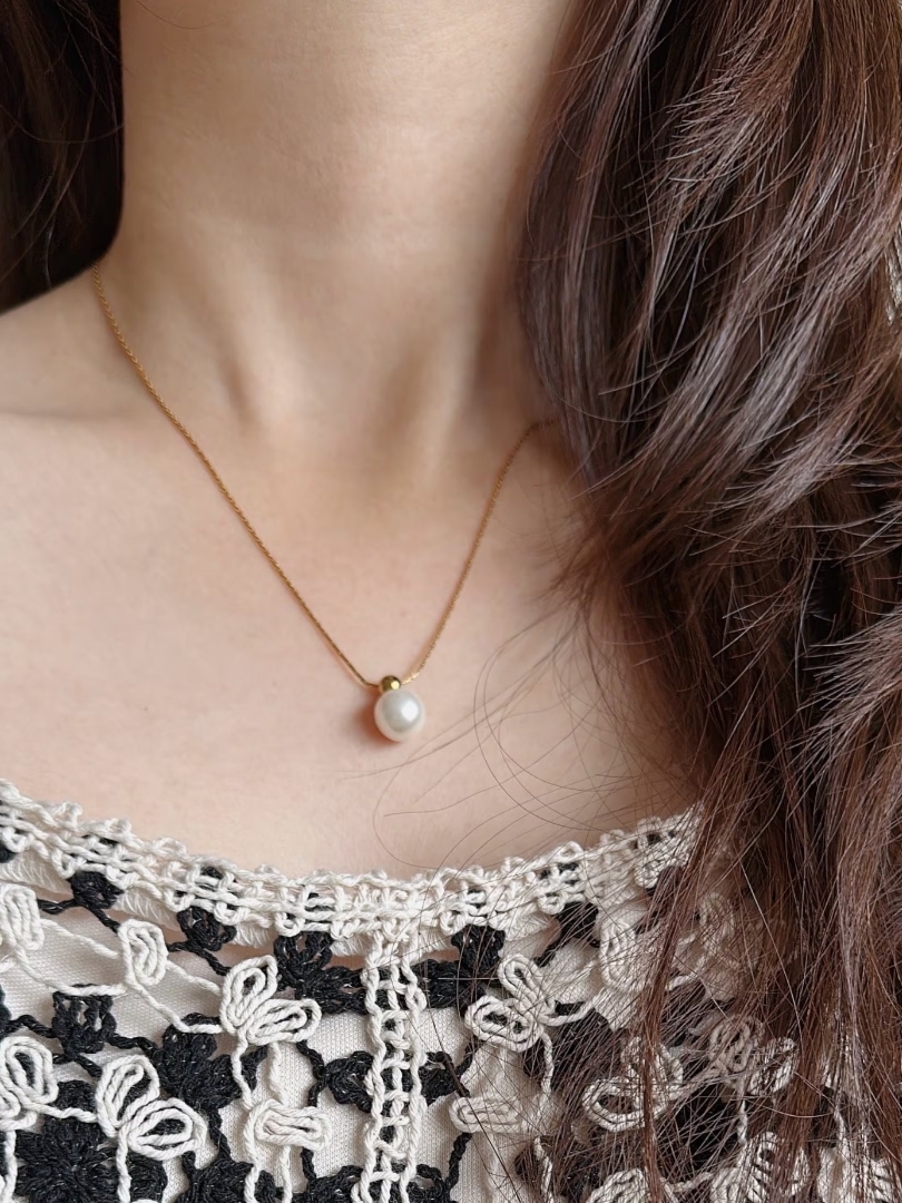SS eternal pearl necklace