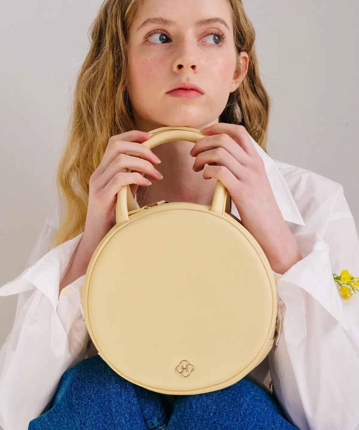★HEEARI★ Luna Tambourine Tote Bag Luna Tambourine Tote Bag MUSINSA | HEEARI Luna Tambourine Tote Bag_Dot