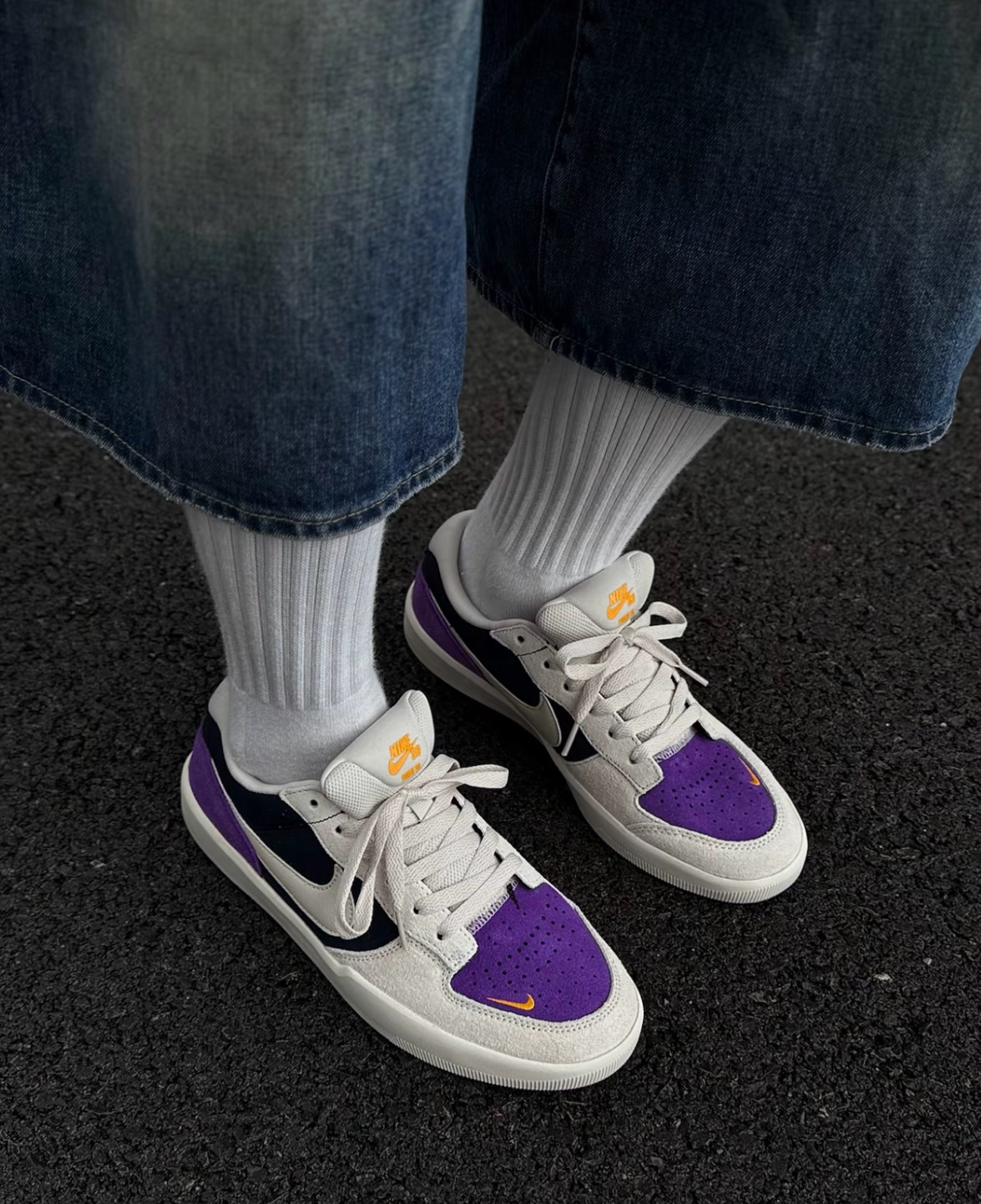 NIKE SB FORCE 58 反轉 紫金 小倒勾