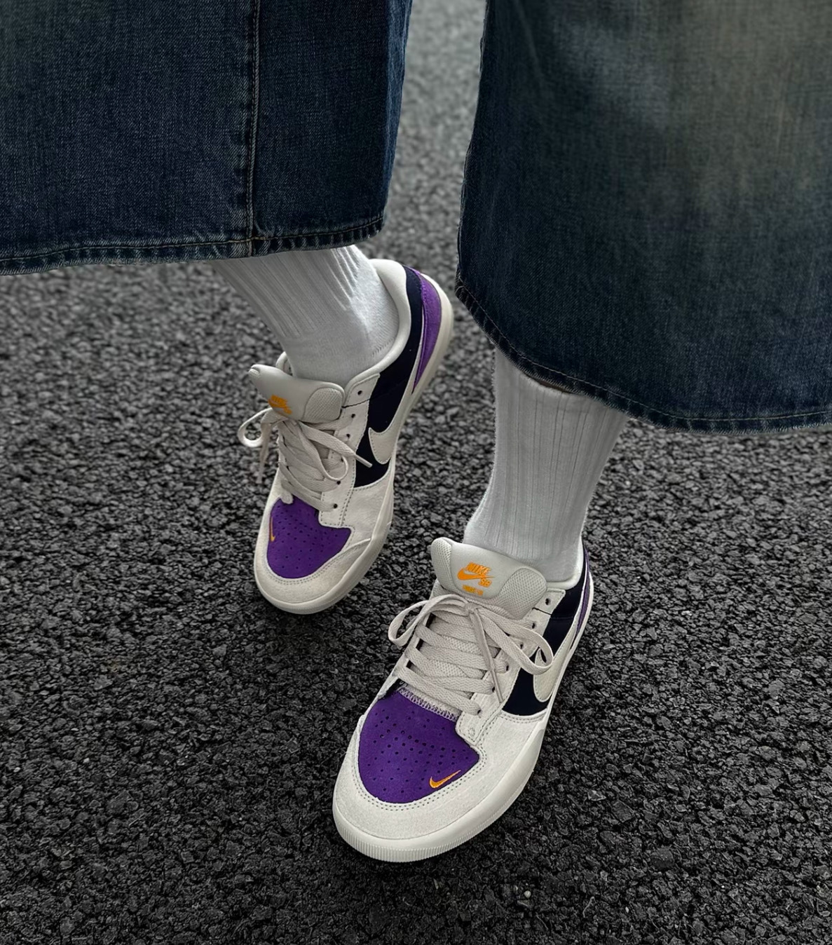 NIKE SB FORCE 58 反轉 紫金 小倒勾