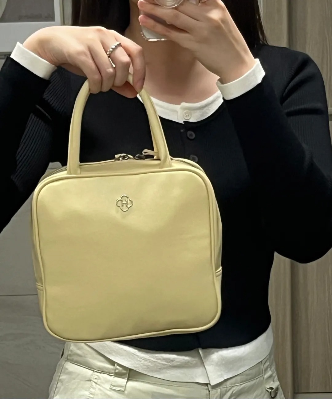 ★HEEARI★ Eve Square Tote Bag Eve Square Tote Bag_Dot MUSINSA | HEEARI Eve Square Tote Bag_Dot