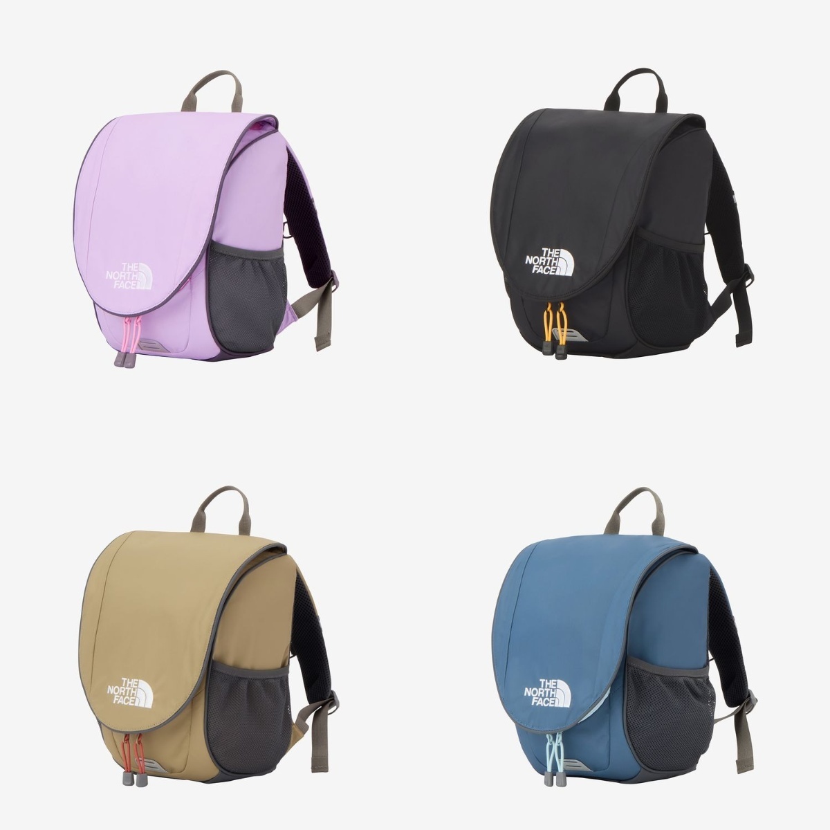 預購┃日本 TNF 小孩款 Yippee Pack 大翻蓋開口 反光條 後背包 8L