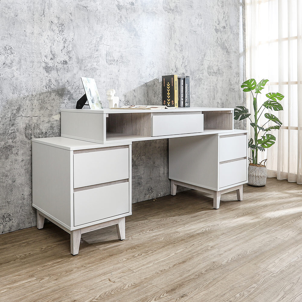 克萊妮4尺多功能伸縮型書桌/工作桌(寬120-180公分)