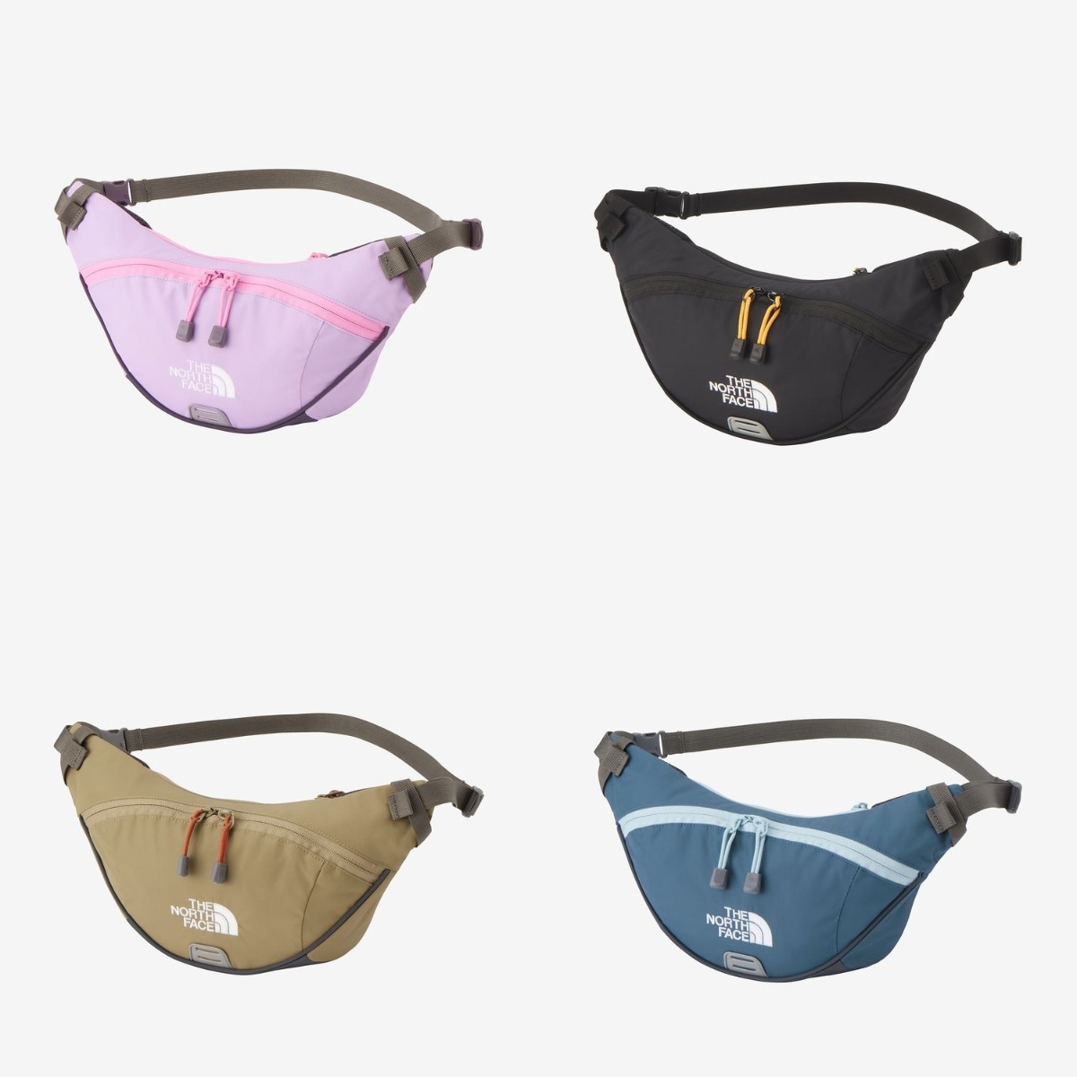 預購┃日本 TNF 小孩款 Yippee Hip Pack 反光條 側背包 腰包 2.5L