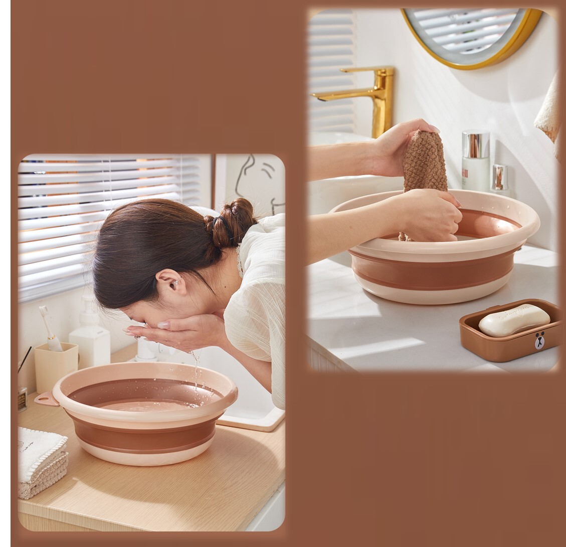 LINE FRIENDS| 【可折疊】臉盆 | 洗菜盆 水盆