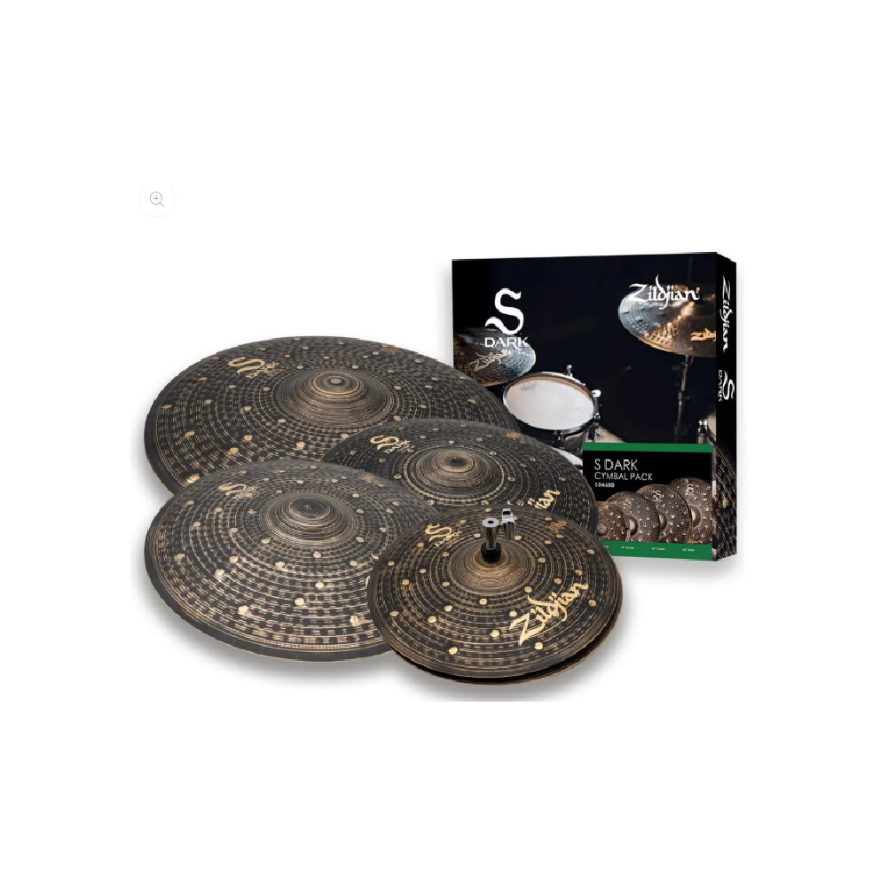 Zildjian Zildjian / S Dark Cymbal Pack 銅鈸套鈸組 (SD4680) — 三峽鼓 / 打擊｜YA! 玩音樂