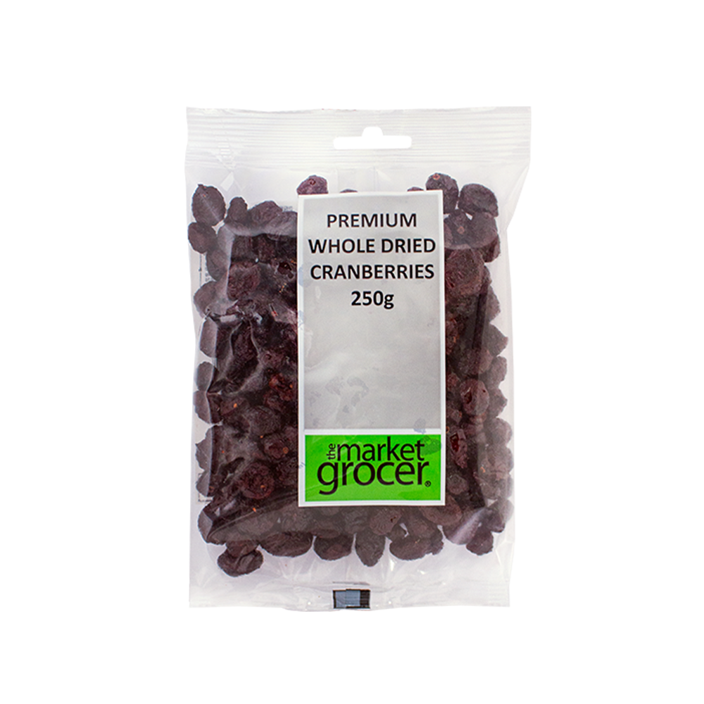 澳洲The market grocer天然優質蔓越莓果乾 250g