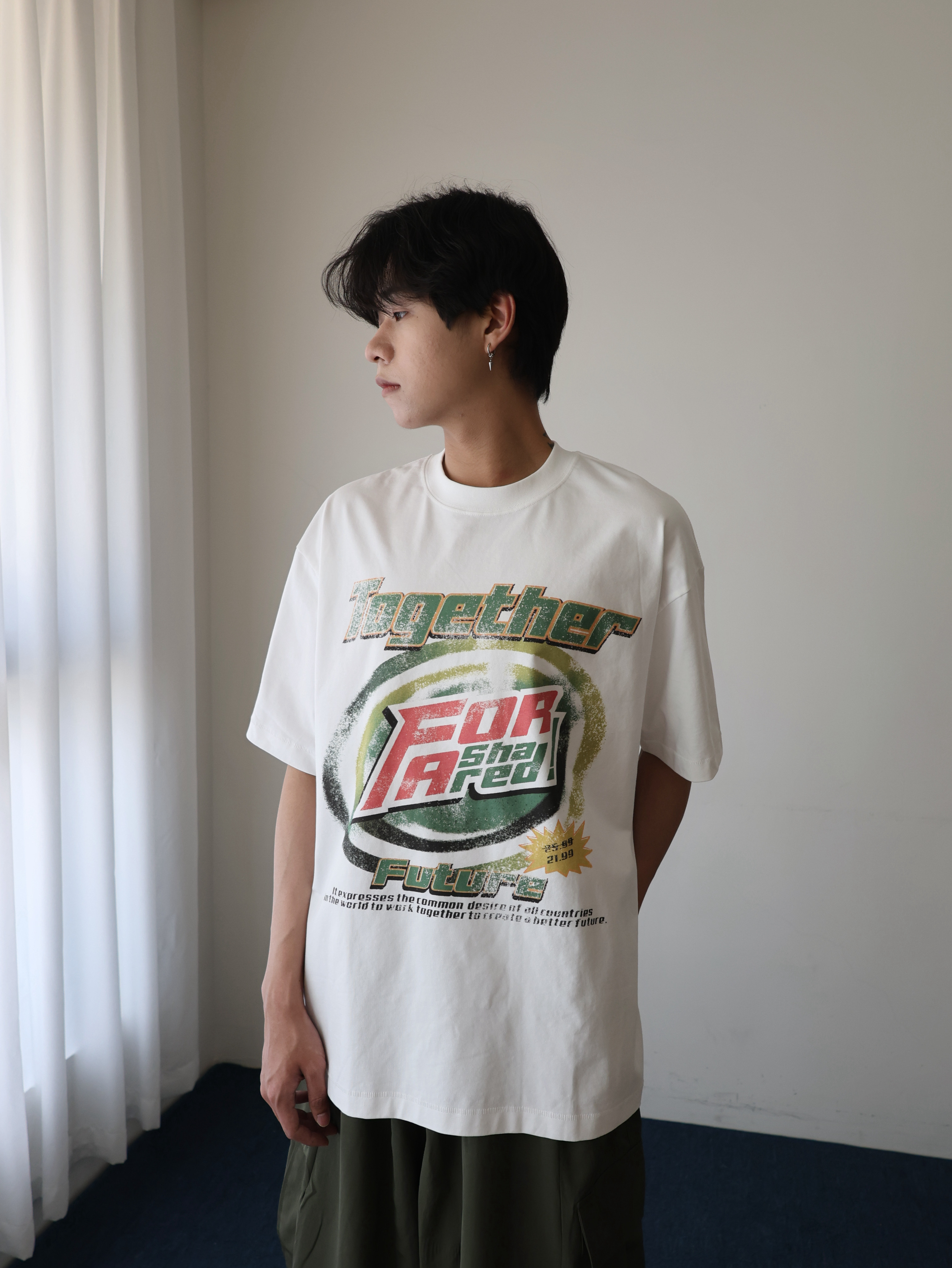 1200!!（現貨）SBE001 美式 復古 噴漆感 Y2K SORONA 涼感短T