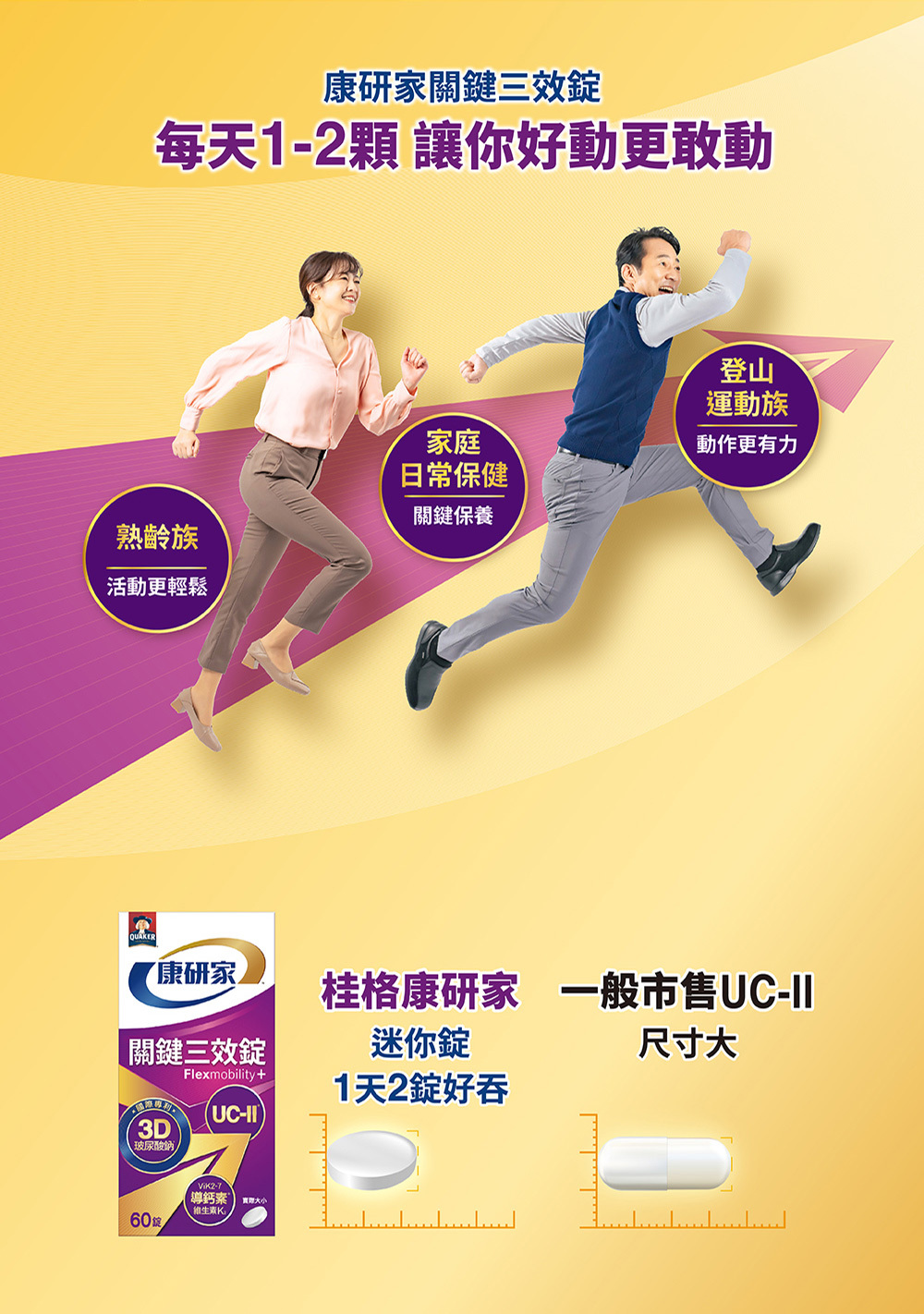 佳格康延家,迷你錠,1天2錠好吞