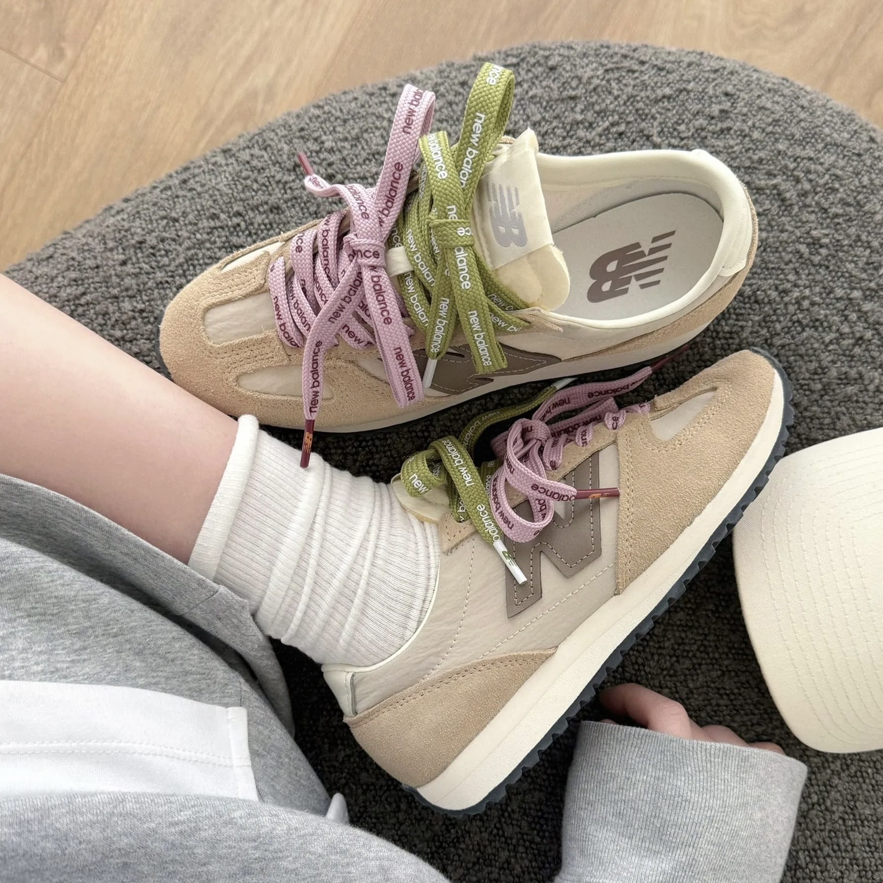 New Balance NB 471 可麗露/海鹽奶油 張員瑛同款 大地色 米白黑 麂皮 皮革