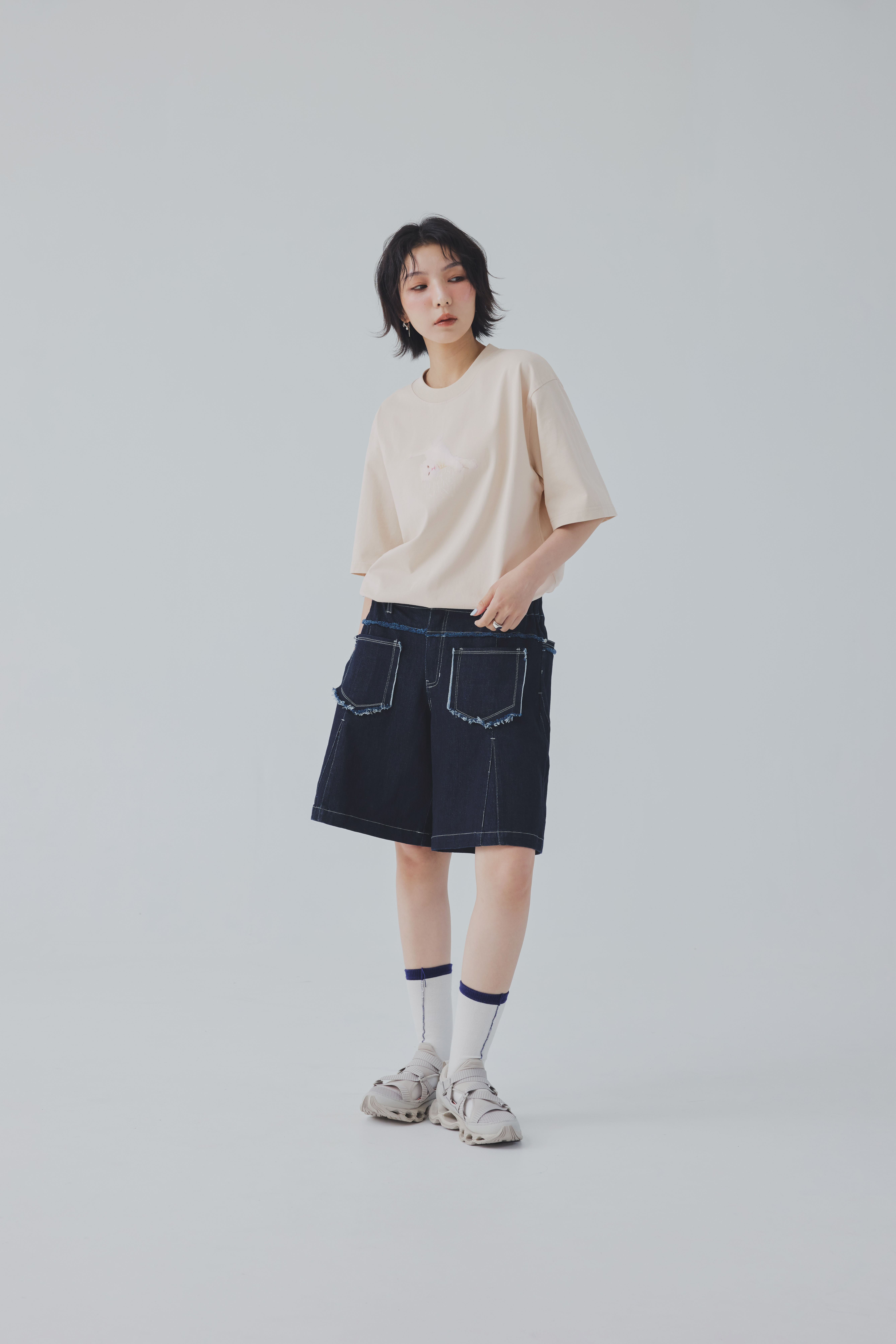 Frayline Denim Shorts｜Original