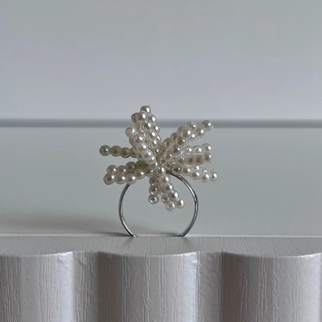 Handmade 珍珠戒指