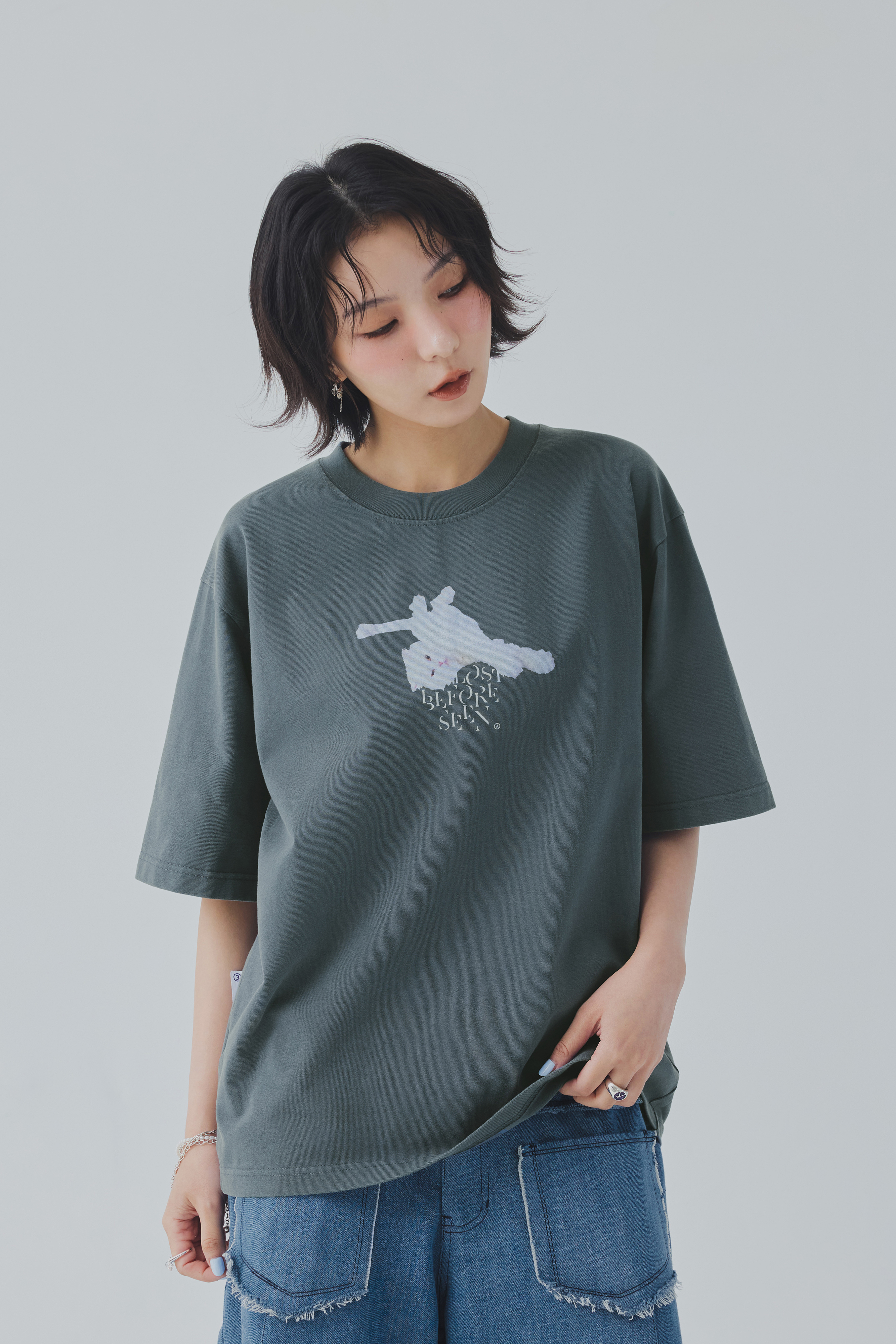 Lost Before Seen Tee｜Midnight Blue