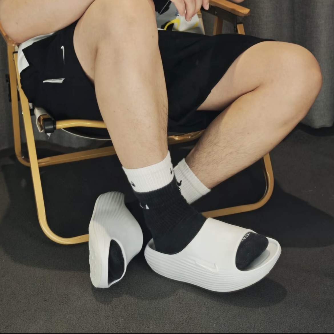 NIKE REACTX REJUVEN8 SLIDE 全白 防水 拖鞋 HV4479-100