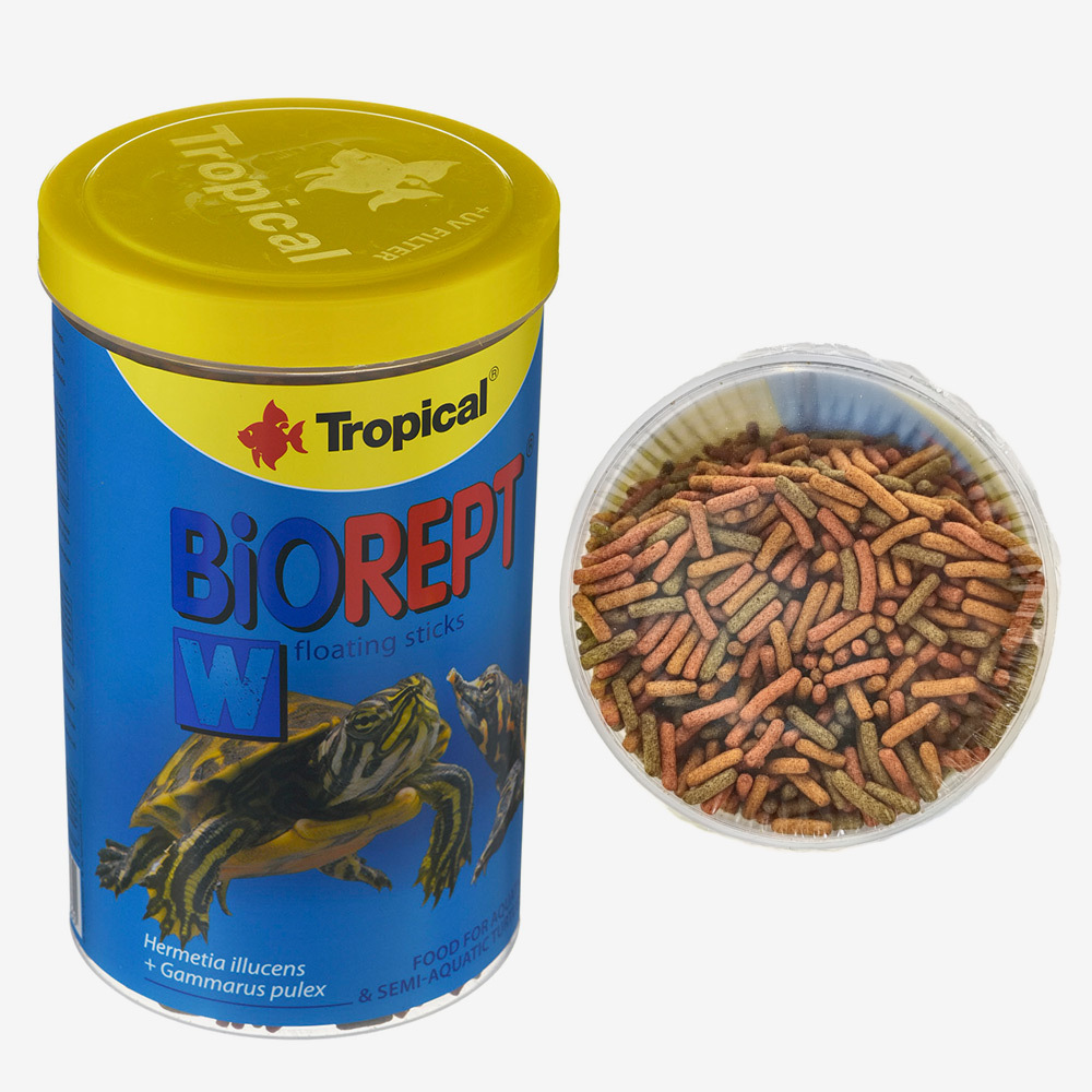 Tropical德比克高蛋白烏龜成長主食，專為巴西龜、屋頂龜、豬鼻龜等多種水龜設計