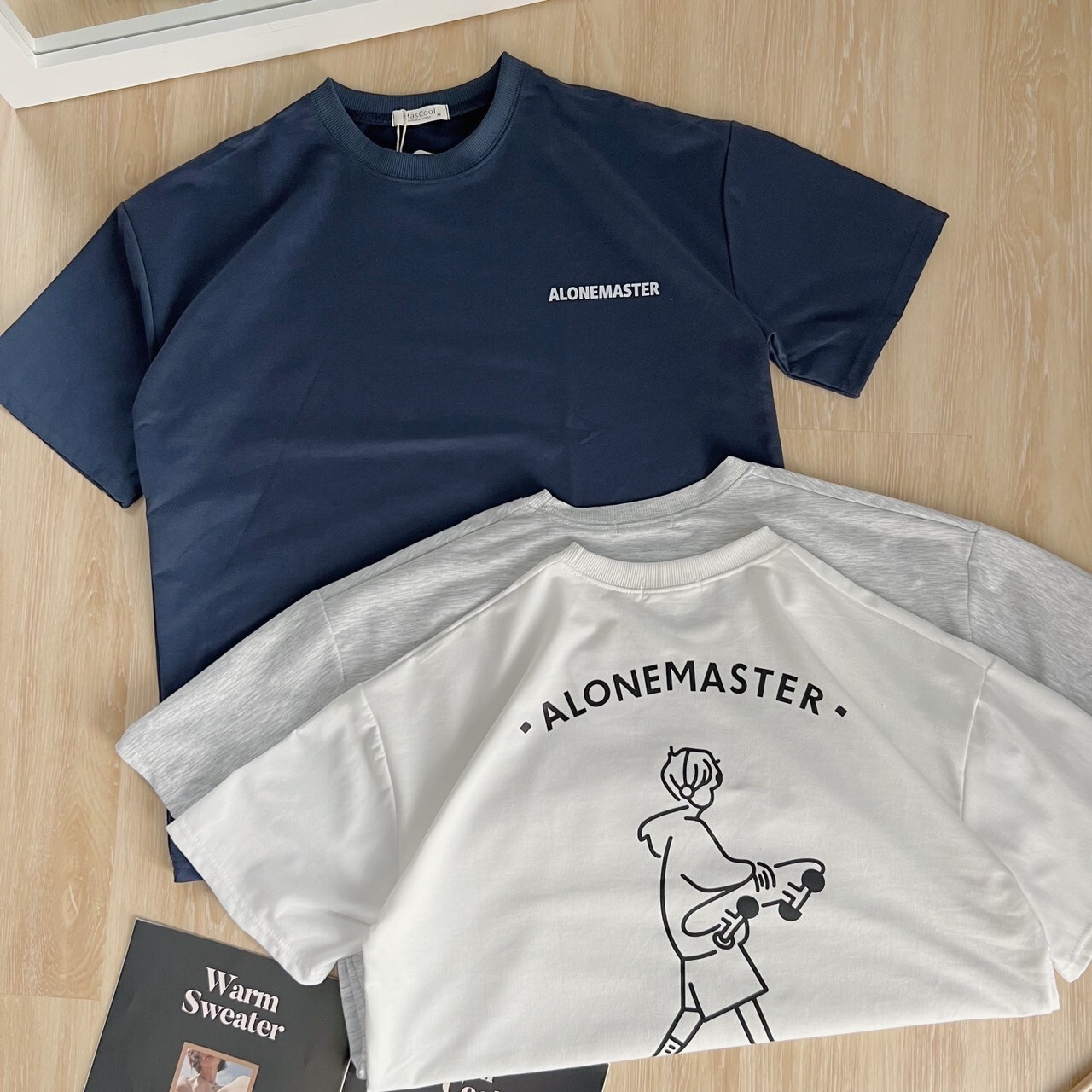 20004 ALONEMASTER 滑板男短袖