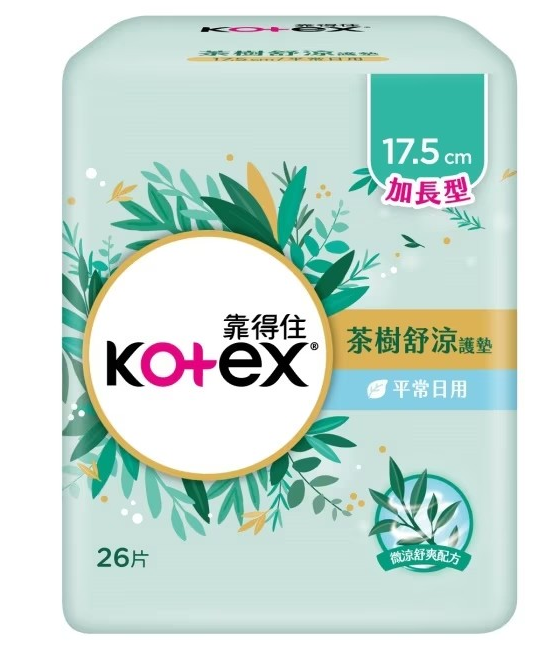 【靠得住】茶樹舒涼護墊平日17.5cm