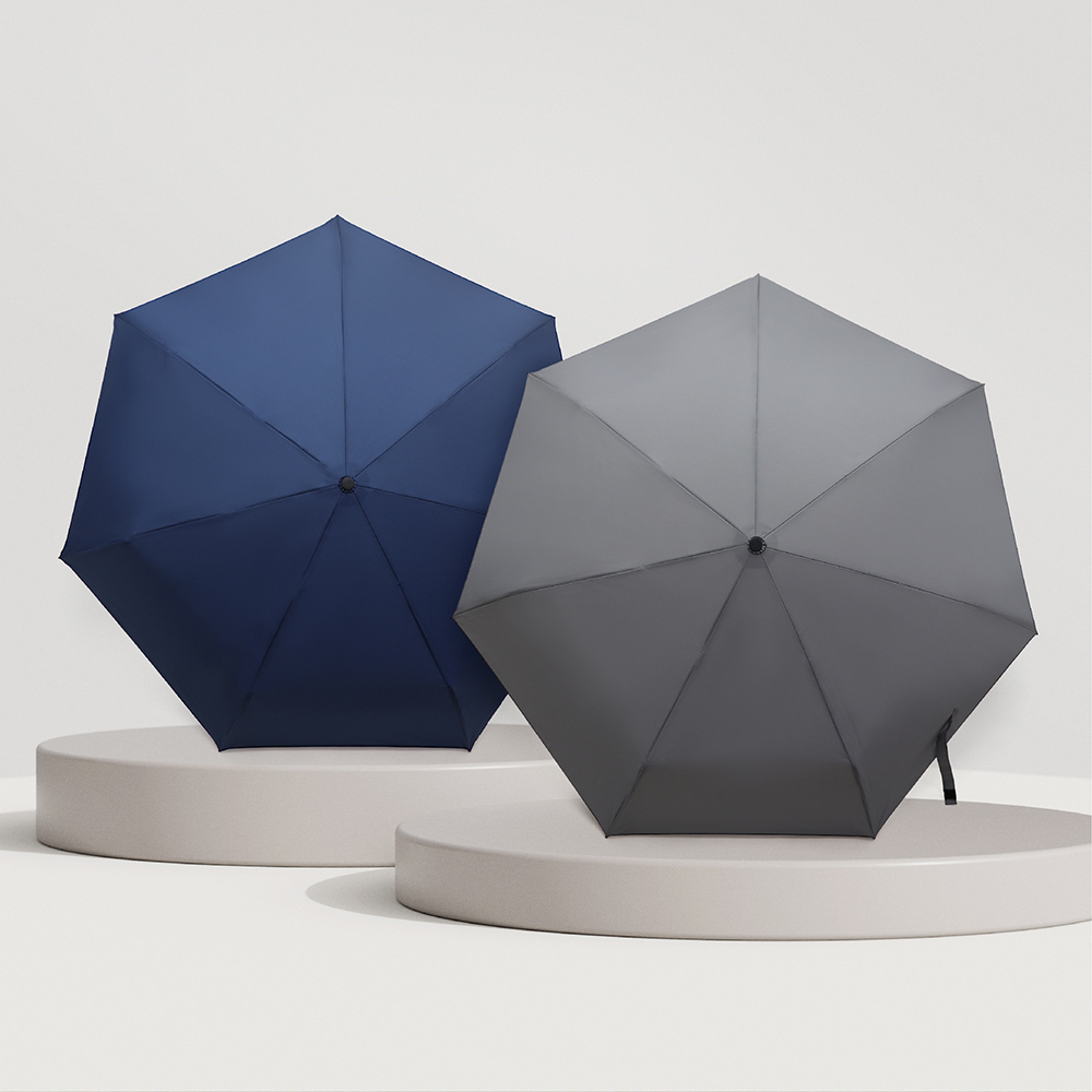 經典簡約時尚自動傘,配色手把, 單手一按開收傘迅速,上下車行走好省時