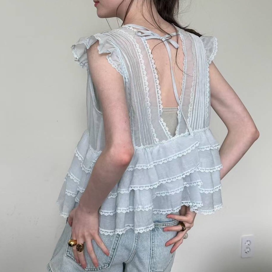 設計師款-巴黎繁夏 上衣