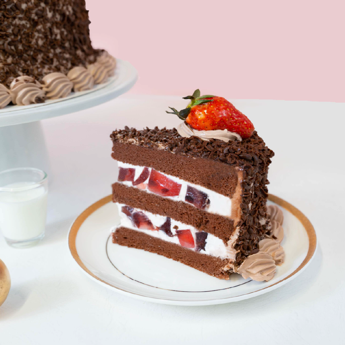 【限店取】黑森林【巧克力蛋糕/生日蛋糕/草莓蛋糕】