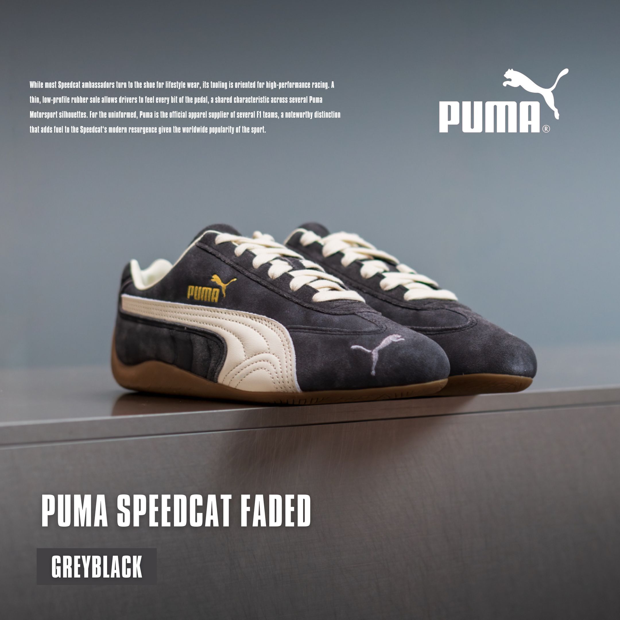 NICEDAY 代購 Puma Speed Cat Faded 水洗灰 灰 灰黑 鐵灰 深灰 中性灰 賽車鞋 男女鞋 403688-03