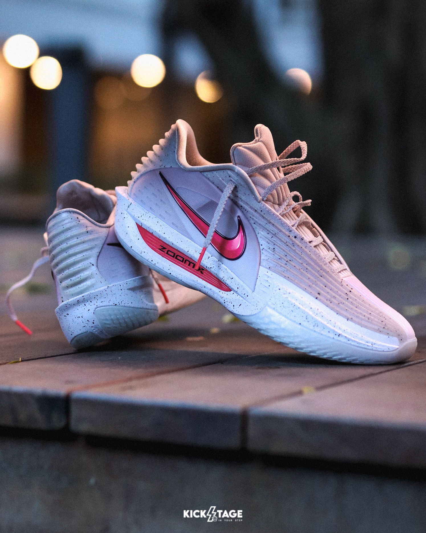 [特價售出無退換] NIKE G.T. CUT 3 TURBO EP Reed Sheppard 珊瑚粉 粉紅 潑墨  緩震 透氣 支撐 實戰 籃球鞋【HV9919-001】GTCUT PINKS 25SALE