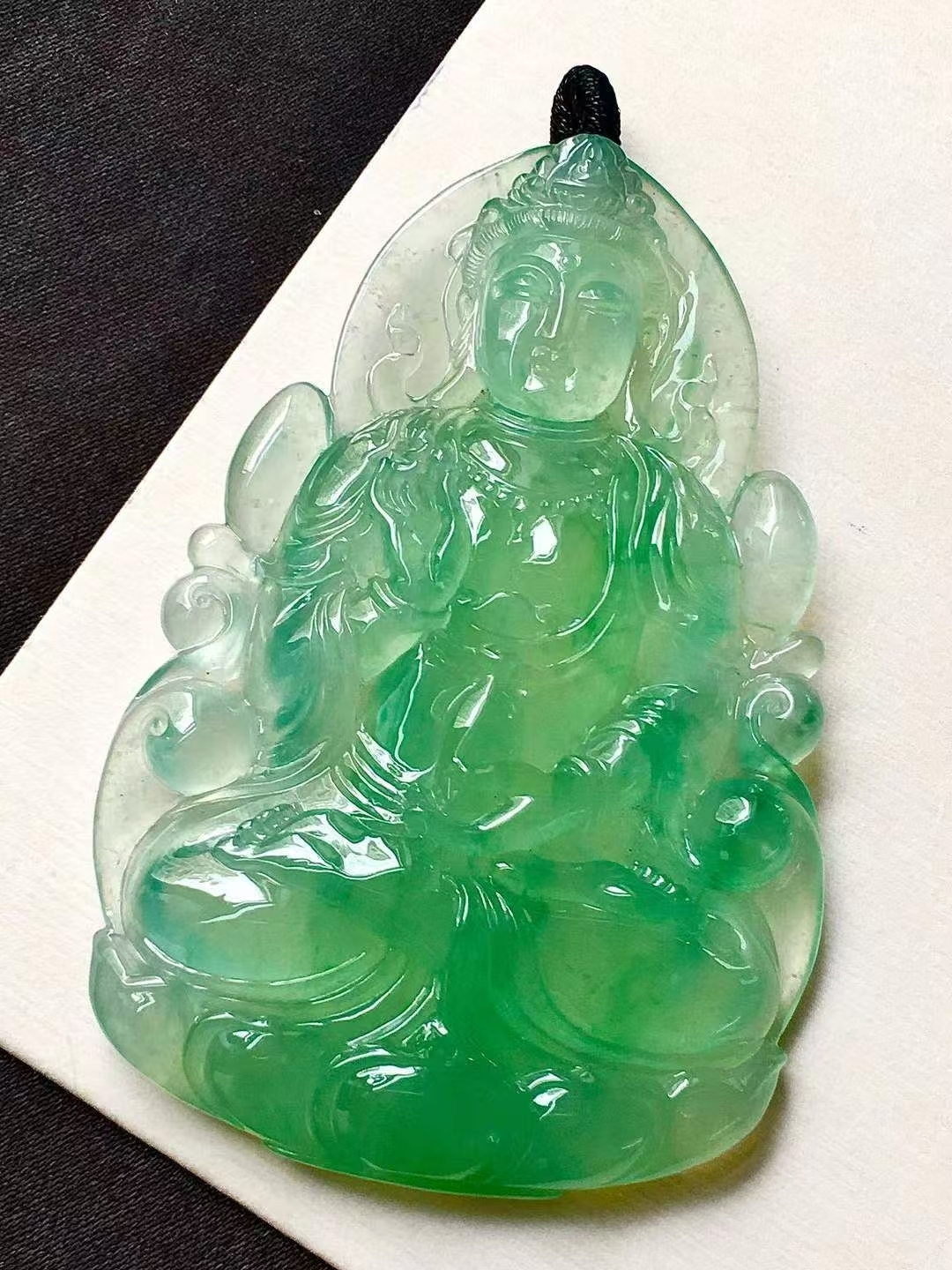 翡翠觀音,天然翡翠A玉, 緬甸玉, Jade, Jadeite