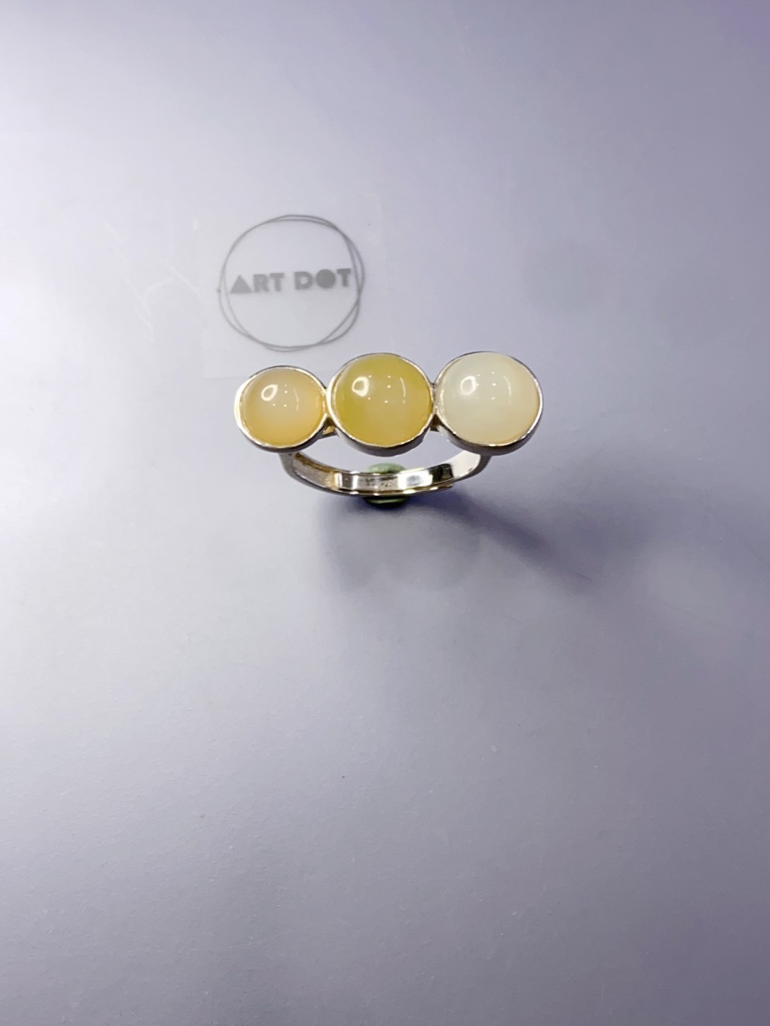 和田玉糖料銀戒丨溫潤好玉丨獨家開模設計