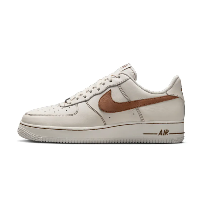 Nike Air Force 1 Low " Ivory/Brown" 白摩卡 反車線 男鞋 HQ2037-101