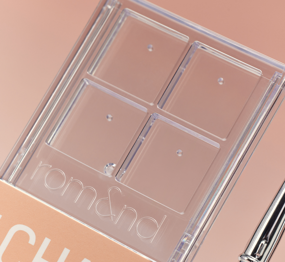 Romand 滑蓋四格眼影空盤