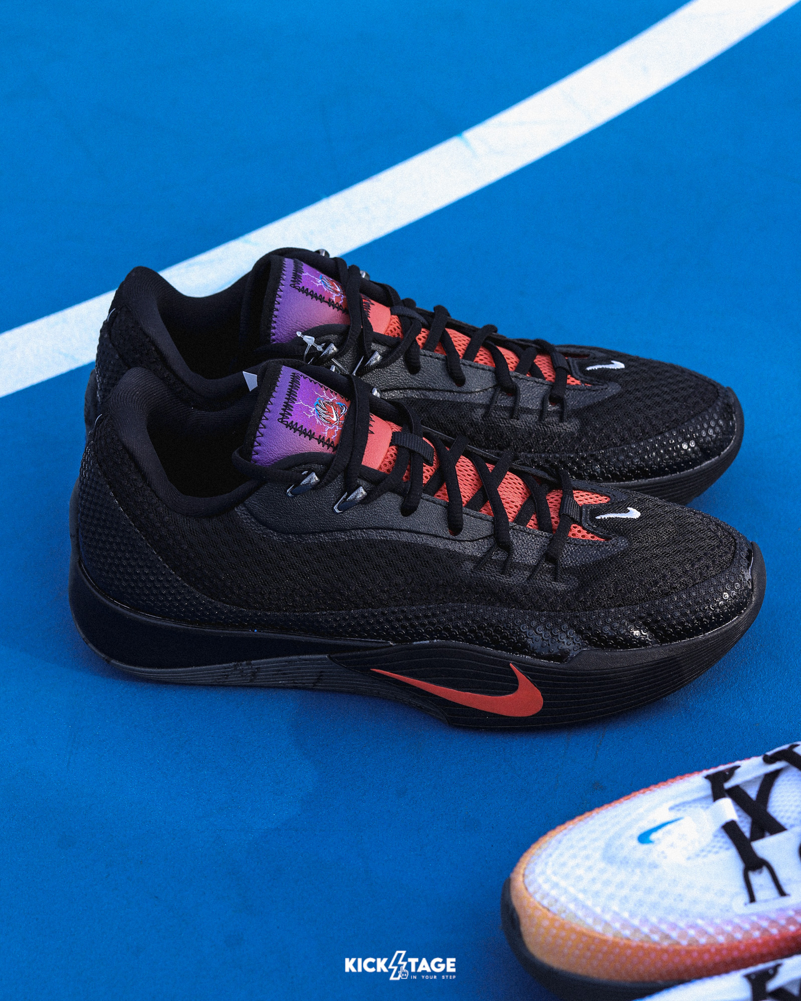 男鞋 NIKE S.T. FLARE EP XDR 黑夜 黑紫 黑橘 戶外耐磨 籃球鞋 氣墊 緩震 實戰鞋 氣焰【IH7327-080】