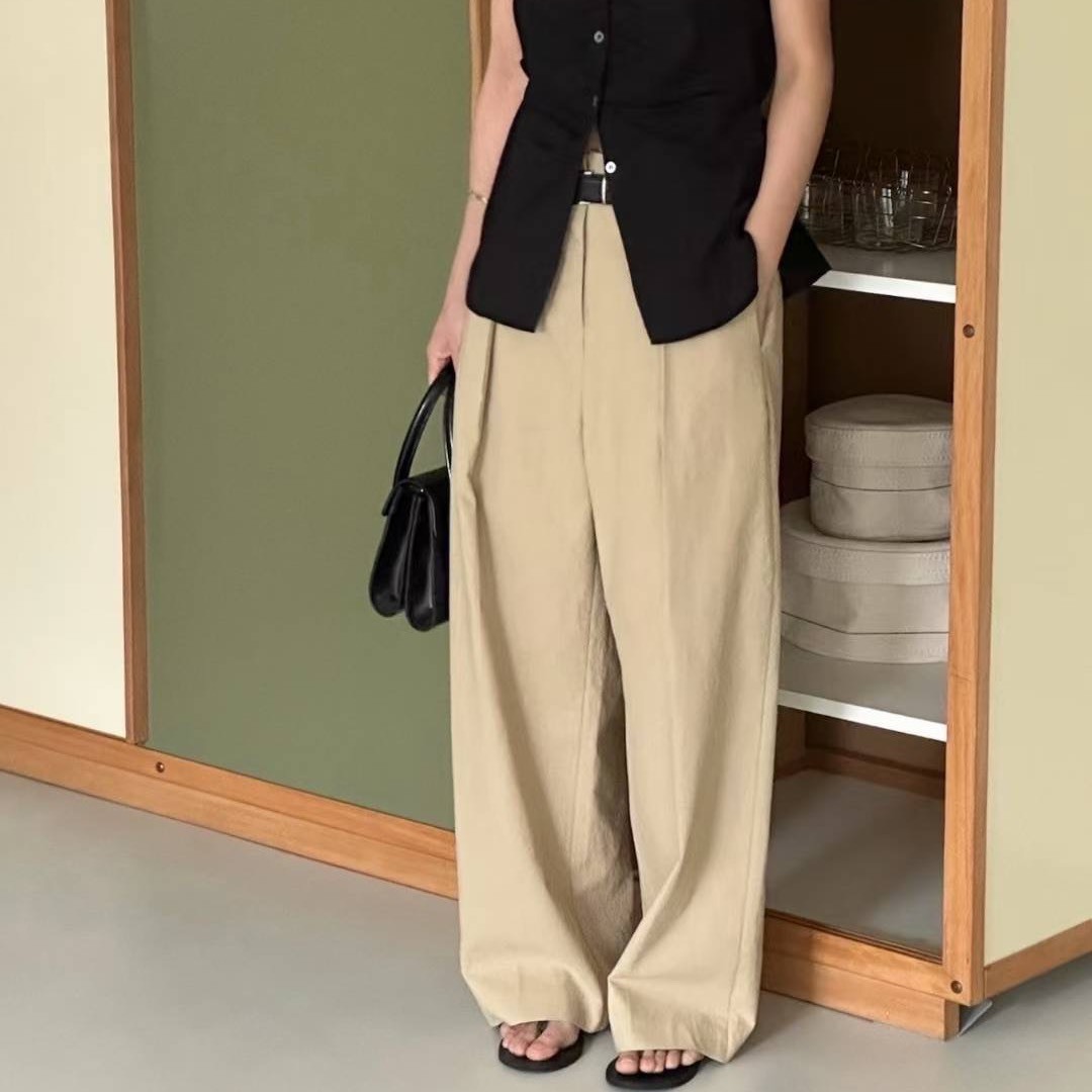 (特價款) 設計款亞麻長褲