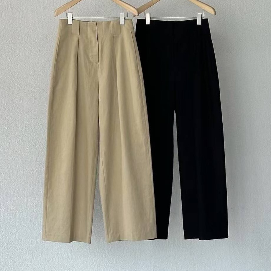 (特價款) 設計款亞麻長褲