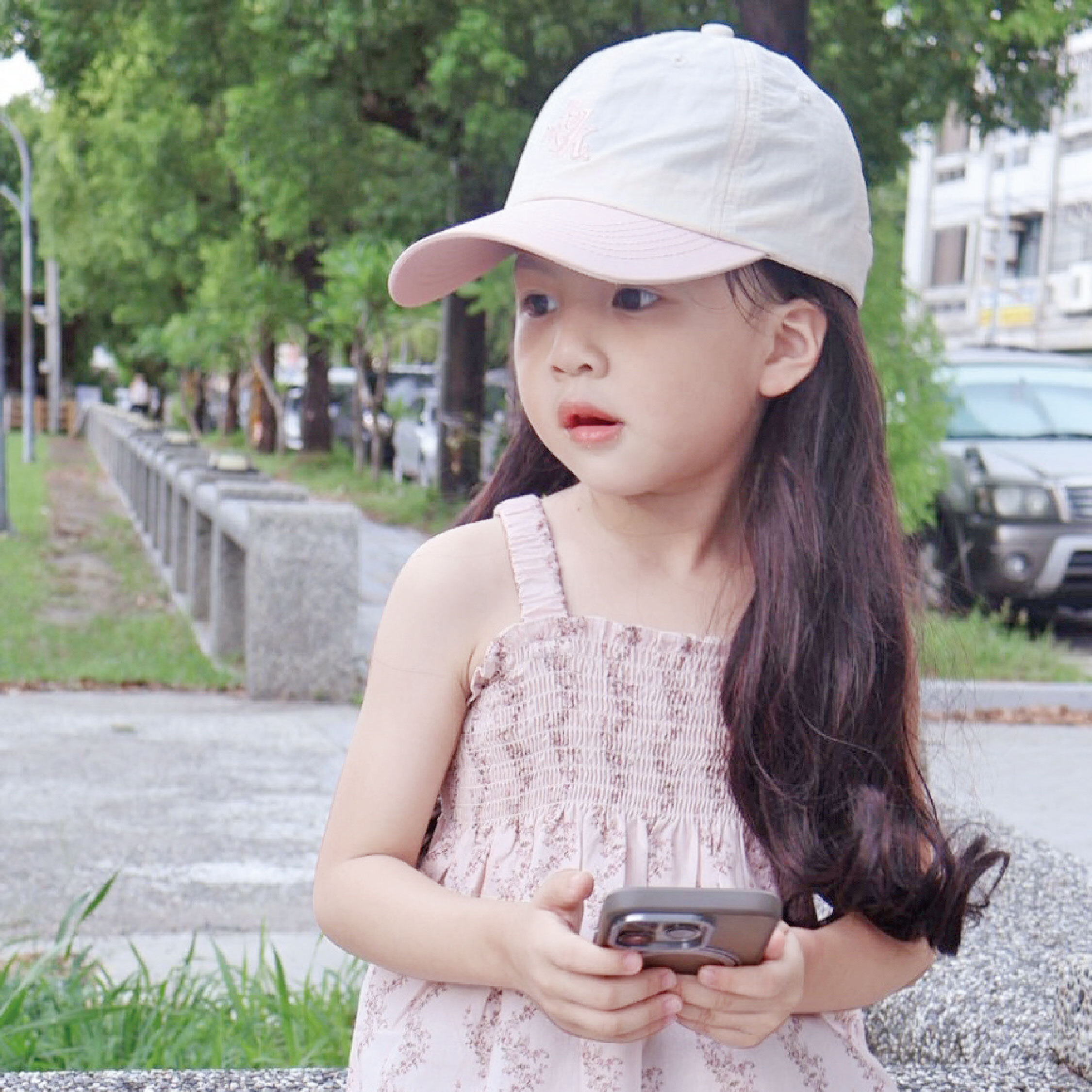 【JA1502】粉嫩字母速乾棒球帽