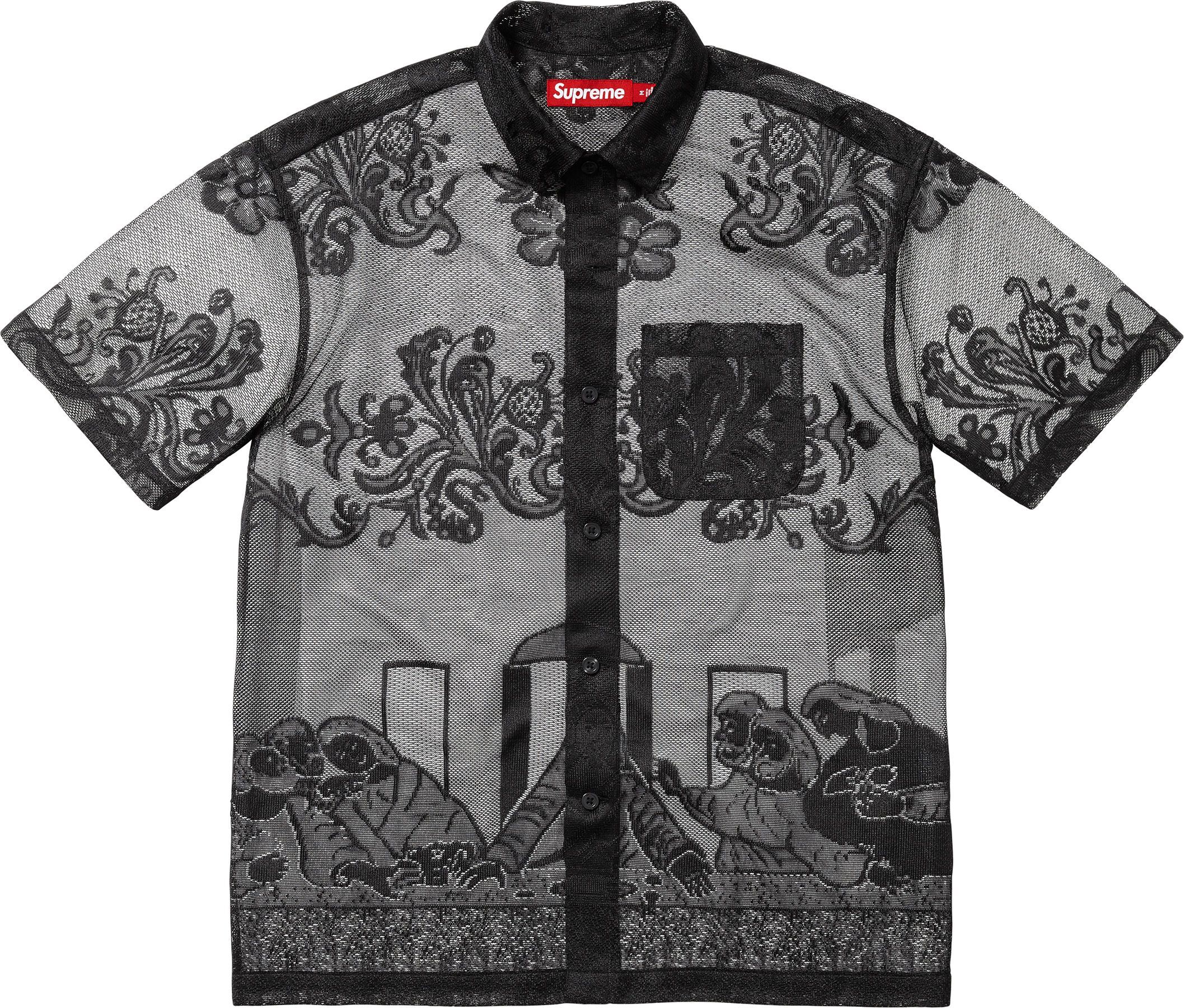 SUPREME 25SS LAST SUPPER LACE SHIRT SIZE XL