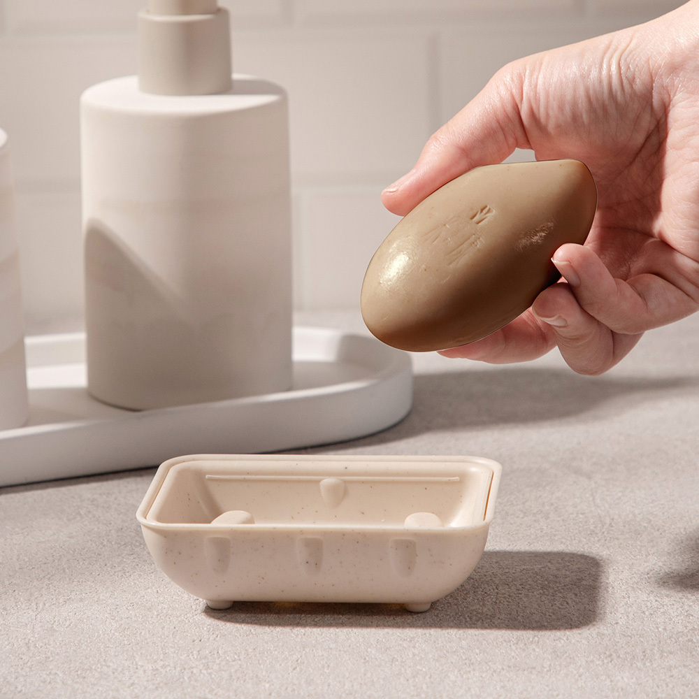 【手工糠皂】洗髮皂-玉米澱粉盒裝