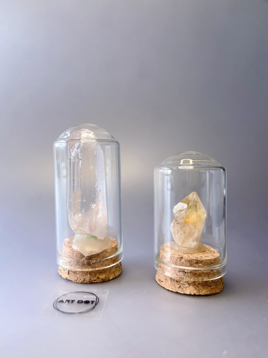 迷你小晶礦擺件丨白水晶、黃水晶共二款