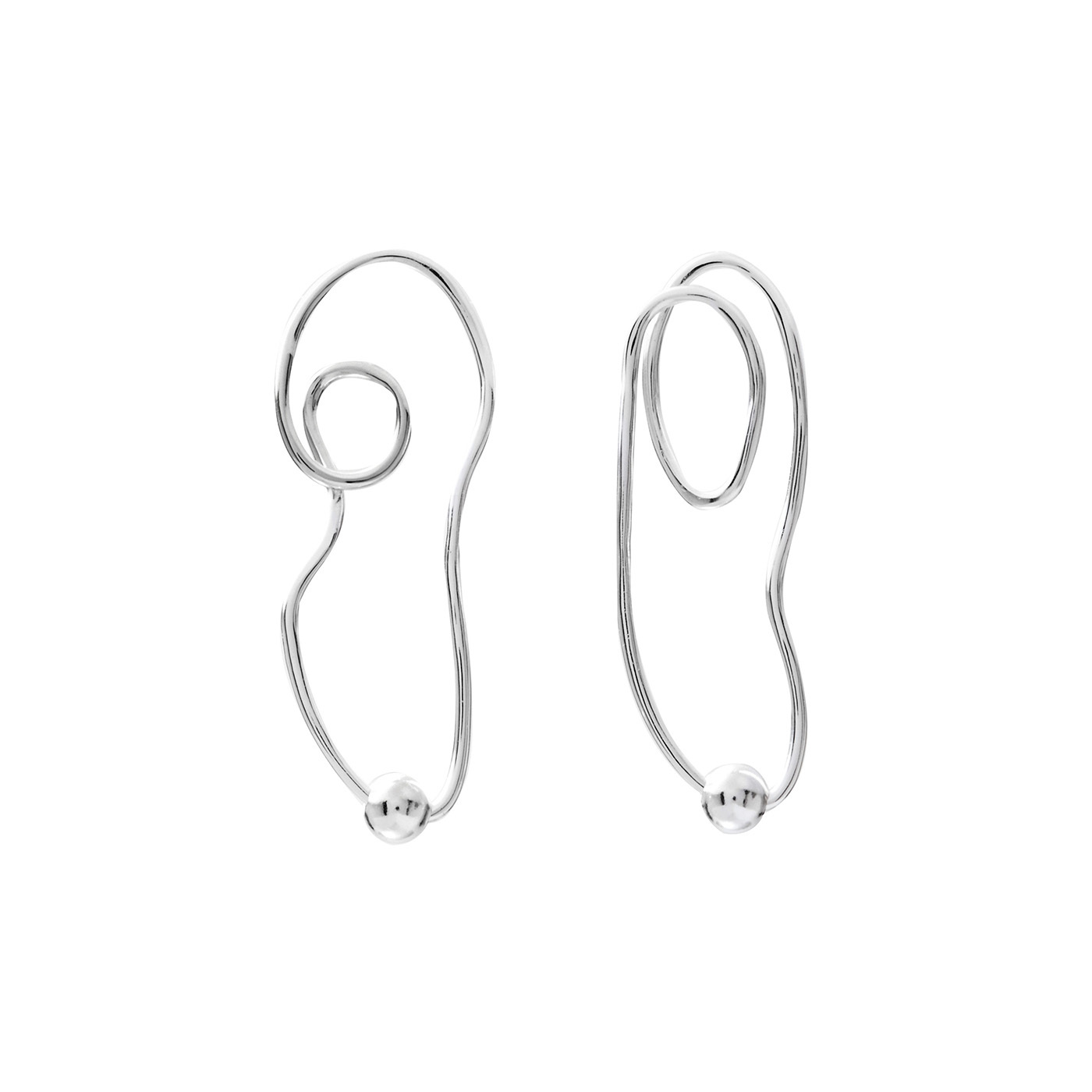 平價飾品,B&R設計款,銀針,耳環