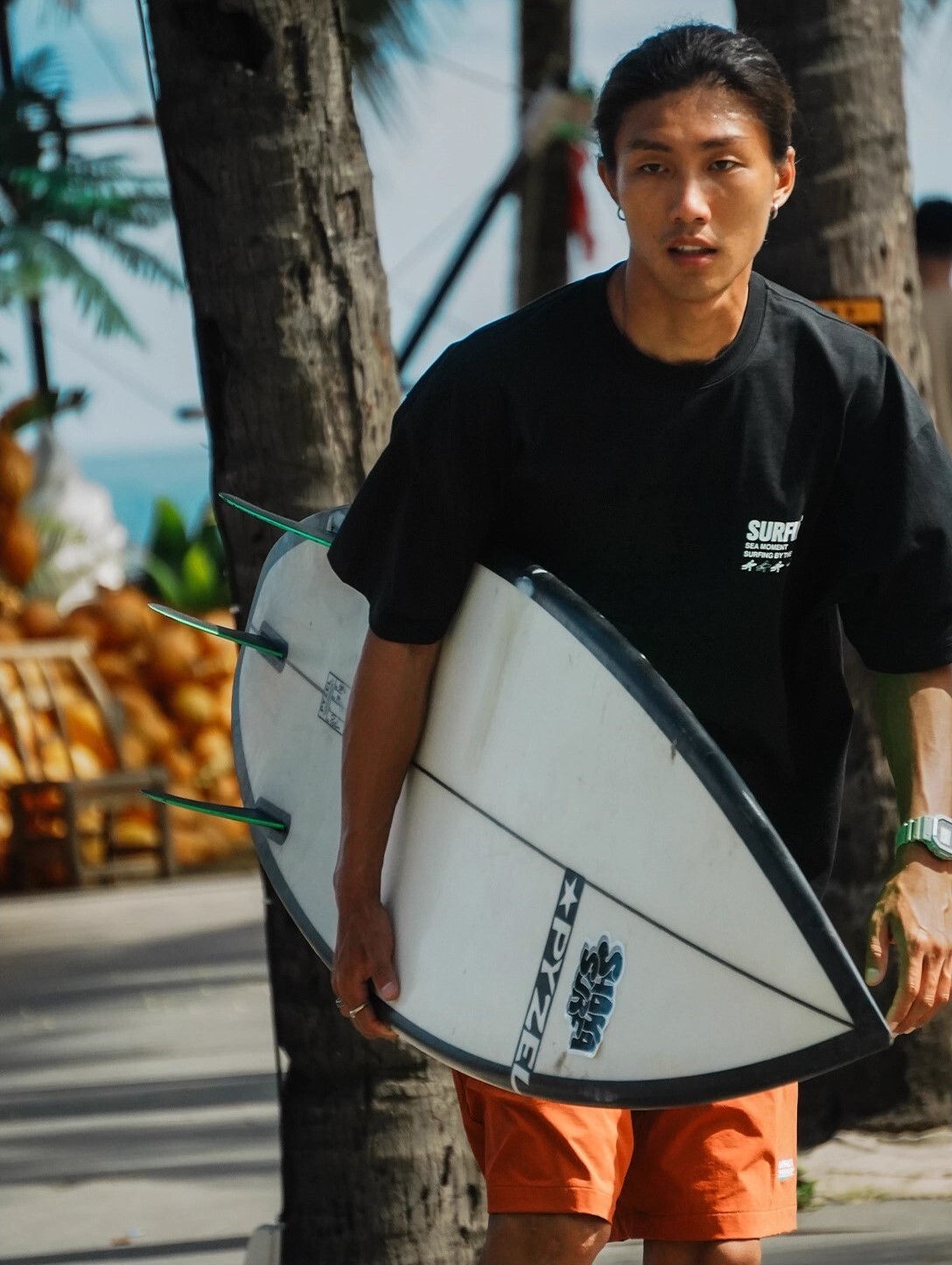 #預購 MASSULTI x SHAKA Sorona 涼感防曬 衝浪印花短踢 三色