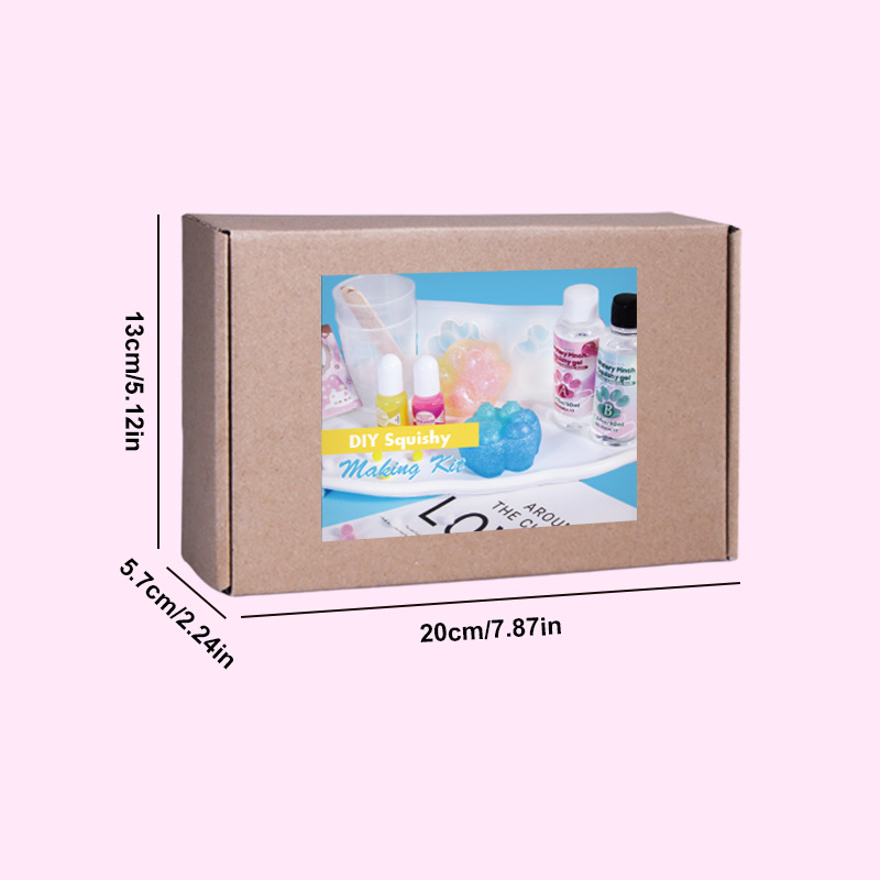 減壓系列-滴膠捏捏樂貓爪矽膠材料包 SF3813