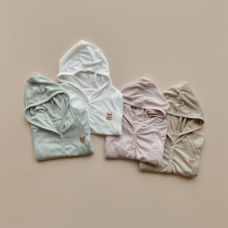 25S/S DTD溫柔色系輕薄連帽開襟衫