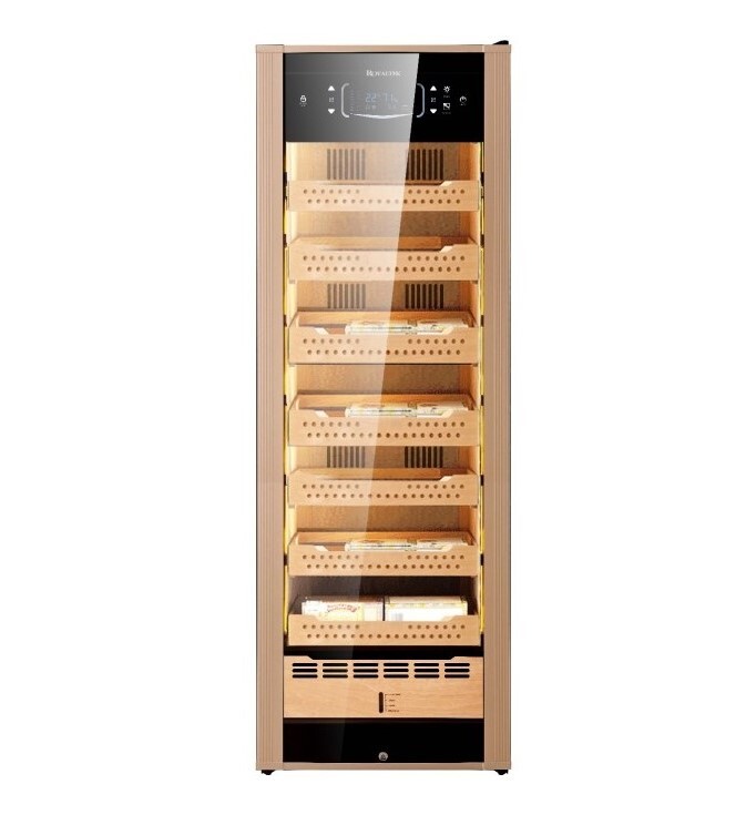 建威 Royaltek    RT168UC-FC‧Signature系列‧恆溫恆濕雪茄櫃‧1200-1500支‧雪松木內格‧香港行貨,原廠1年保養‧